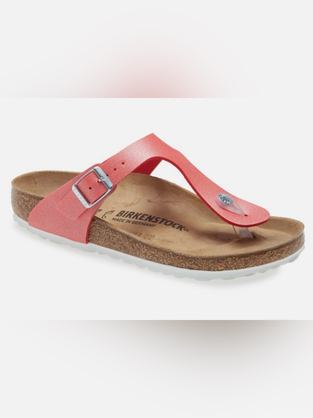 Birkenstock Women’s Gizeh Sandal in Coral